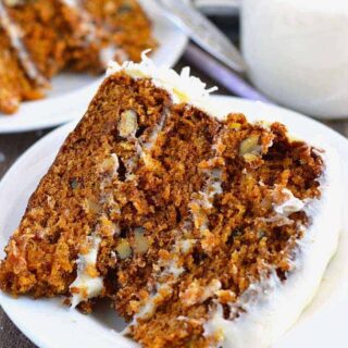 Gluten Free Carrot Cake from What The Fork Food Blog