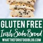 Gluten Free Irish Soda Bread collage image for Pinterest