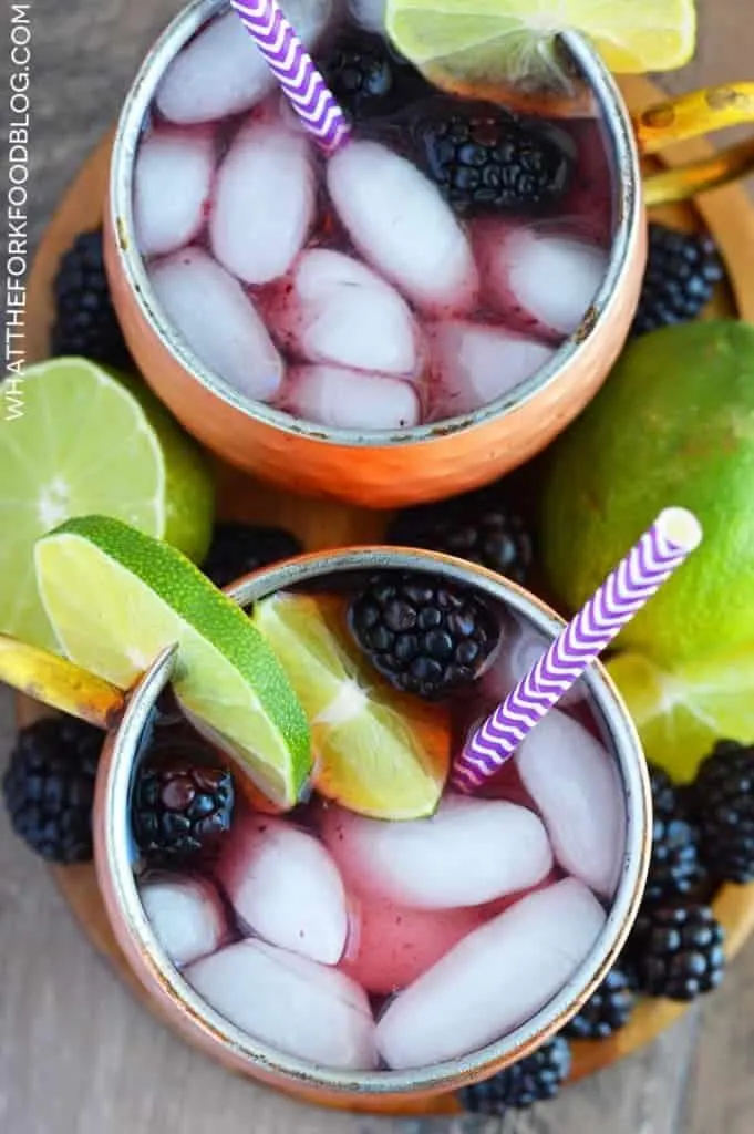 Blackberry Moscow Mule from What The Fork Food Blog | whattheforkfoodblog.com