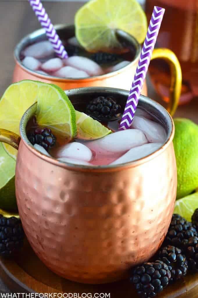 Blackberry Moscow Mule from What The Fork Food Blog | whattheforkfoodblog.com