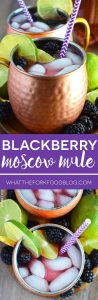 Blackberry Moscow Mule from What The Fork Food Blog | whattheforkfoodblog@gmail.com