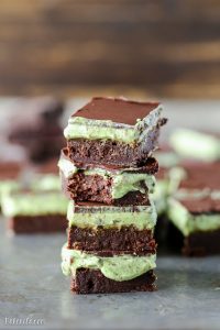 Mint Chocolate Chip Brownies + 45 Paleo Desserts from What The Fork Food Blog | whattheforkfoodblog.com