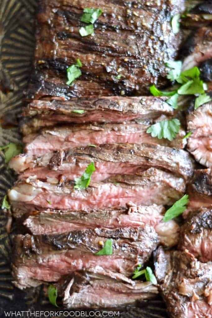 Marinated Grilled Skirt Steak from What The Fork Food Blog | whattheforkfoodblog.com