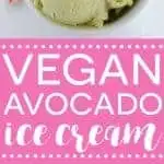 Vegan Avocado Ice Cream (gluten free, egg free, and dairy free) from What The Fork Food Blog | whattheforkfoodblog.com