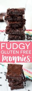 Super Fudgy Gluten Free Brownies (a Ghirardelli copycat recipe) from @whattheforkblog | whattheforkfoodblog.com