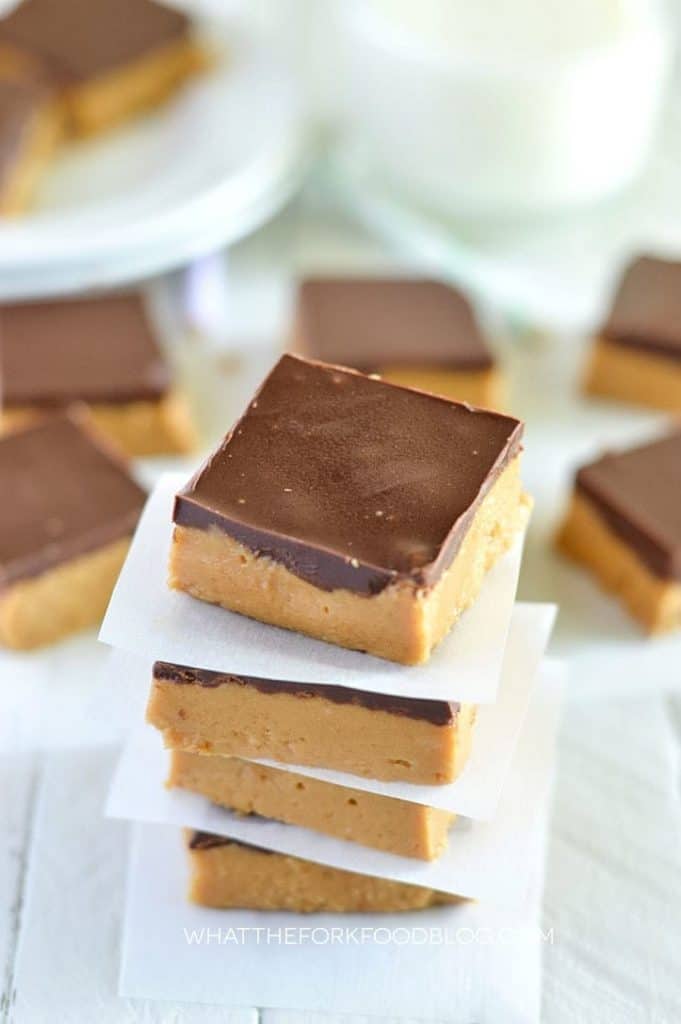 Gluten Free Chocolate Peanut Butter Bars What the Fork