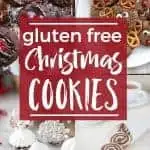 A complete list of gluten free Christmas Cookies - all the classics are here! @whattheforkblog | whattheforkfoodblog.com | holiday baking | gluten free cookies | homemade cookies | gluten free cookie recipes