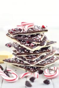 Easy homemade Candy Cane Bark recipe from @whattheforkblog | whattheforkfoodblog.com | homemade candy | chocolate | white chocolate | peppermint bark | homemade gifts
