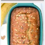 Grandma Approved Gluten Free Banana Bread image with text for Pinterest