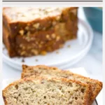 Grandma Approved Gluten Free Banana Bread image with text for Pinterest