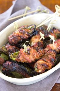 Maple glazed chorizo jalapeño poppers plus MORE gluten free snacks and appetizers perfect for game day or parties! | @whattheforkblog | whattheforkfoodblog | game day food | party food | gluten free appetizers | gluten free snacks | finger foods and dips
