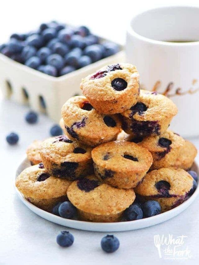 Gluten Free Mini Blueberry Muffins Story