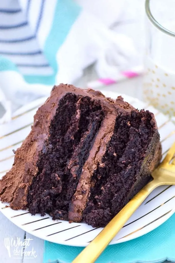 Homemade chocolate cake made gluten free