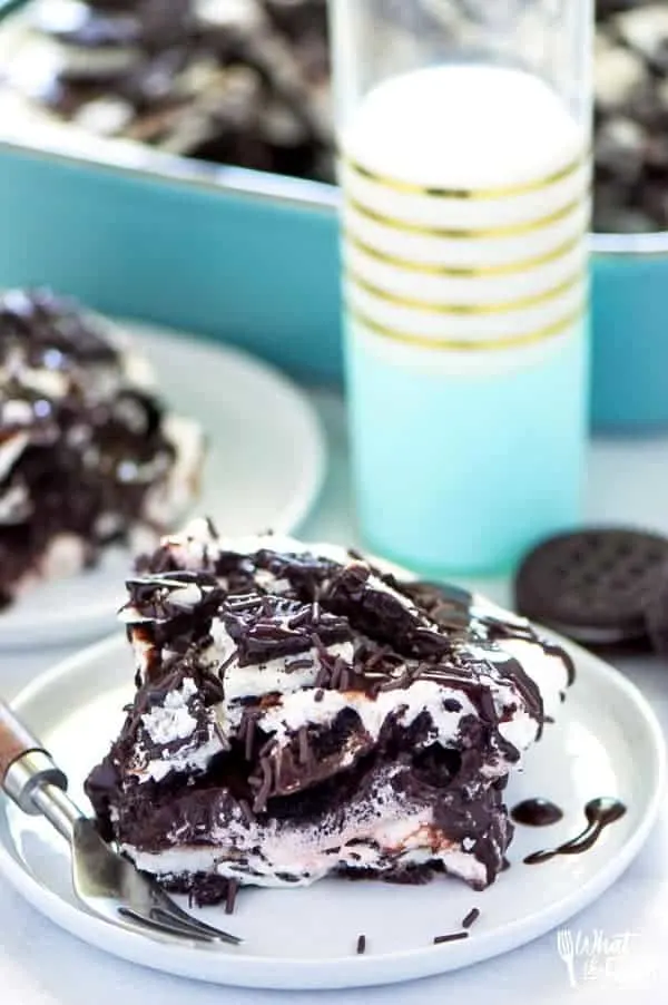 No Bake Gluten Free Oreo Icebox Cake What The Fork