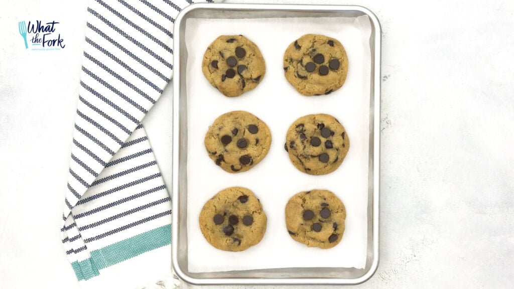Cool the baked cookies on the baking sheet before removing.