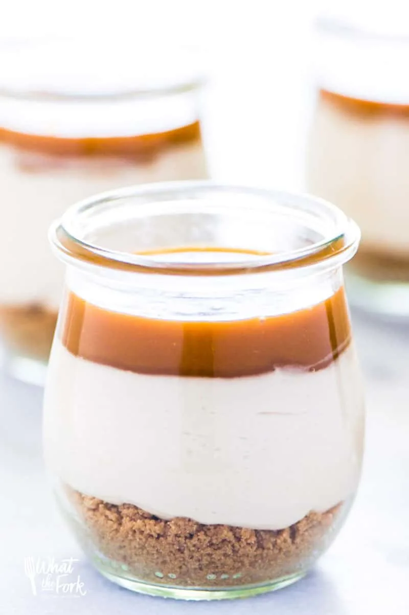 Mini Cheesecakes with Salted Caramel