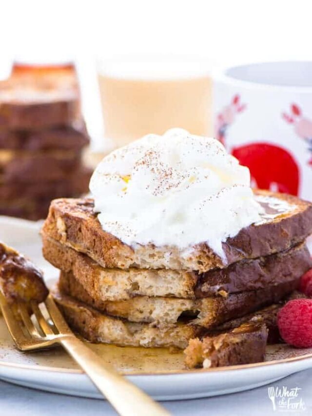Gluten Free Eggnog French Toast Story