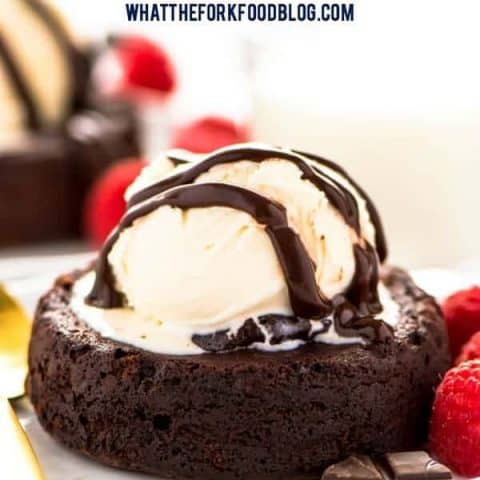 Gluten Free Molten Chocolate Lava Cakes