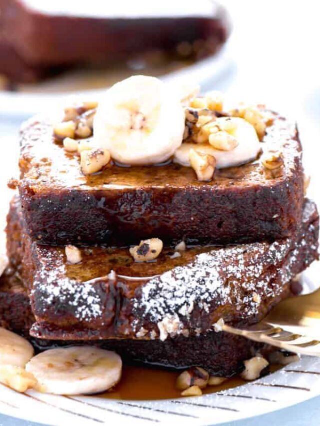 Gluten Free Banana Bread French Toast Story