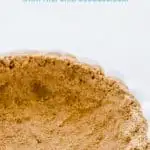 How to make a graham cracker crust long image for Pinterest
