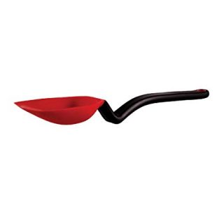 Dreamfarm Supoon - Silicone Sit Up Scraping Spoon with Measuring Lines (Red)