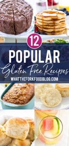 Collage image of the best gluten free recipes in 2018