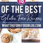 Collage image of the best gluten free recipes from 2018