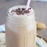 Chocolate Peanut Butter Oatmeal Smoothies
