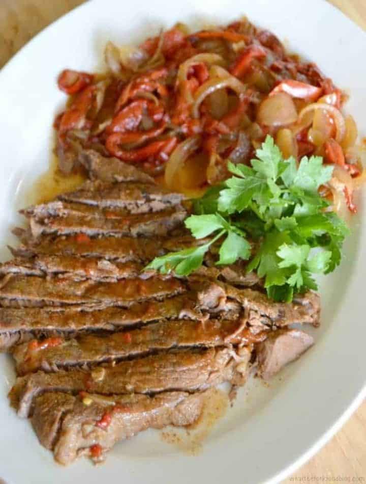 Crock Pot Beef Fajitas What the Fork