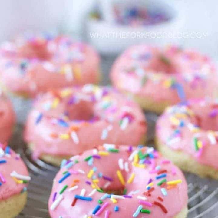 Gluten Free Yellow Cake Donuts