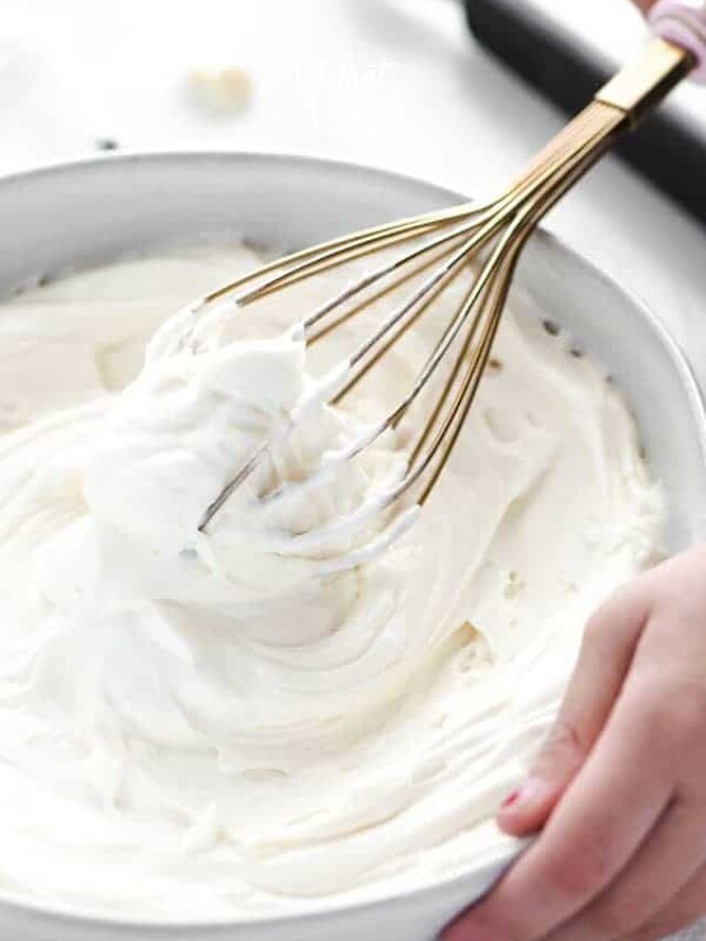 White Chocolate Ganache Whipped Cream Story