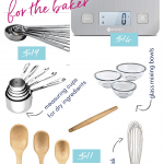 15 Essential Kitchen Tools for the home baker - these are MUST HAVE items if you spend any time in the kitchen! Plus, there’s a few bonus tools listed for those who are little more serious about their baking adventures. Designed for the minimalist kitchen in mind, these are tools you truly can’t live without. Many are made of eco-friendly materials like glass, stainless steel, or wood. From @whattheforkblog - visit whattheforkfoodblog.com for more baking tips and recipes! #baking #bakingtips #kitchen #giftguide #dreamkitchen