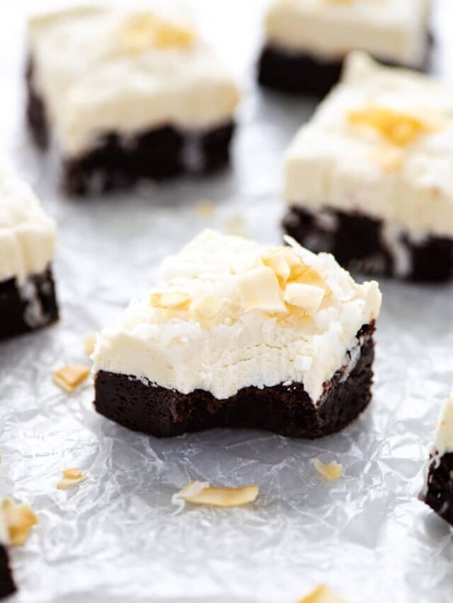 Gluten Free Brownies with Coconut Frosting Recipe Story