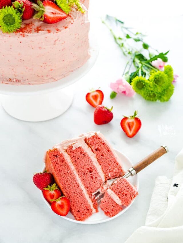 Gluten Free Strawberry Cake Recipe from Scratch Story