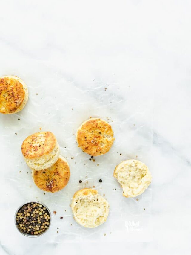 Gluten Free Parmesan Black Pepper Biscuit Recipe Story