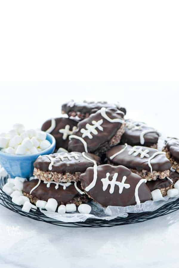 How to Make Football Rice Krispie Treats