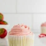 This is the best strawberry cream cheese frosting! Learn how to make frosting in advance, how to store cream cheese frosting, and the best cake and cupcake recipes to pair with it. This frosting is the perfect way to frost your desserts for Easter, Mother’s Day, Memorial Day, 4th of July, graduation parties, and spring/summer birthdays. Recipe from @whattheforkblog - visit whattheforkfoodblog.com for more homemade frosting ideas. Vegan option! No jello, naturally flavored and colored.