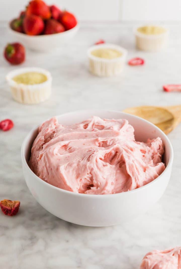 Homemade Strawberry Cream Cheese Frosting What the Fork
