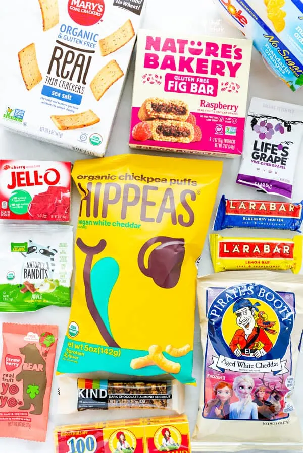 Gluten Free snack foods for an Emergency Food List