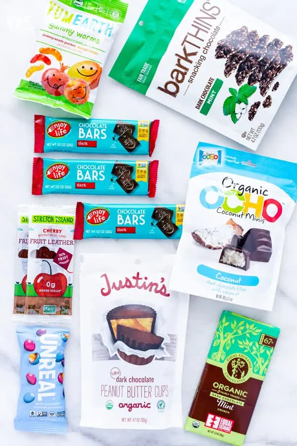 Store-bought Gluten Free sweets, chocolate, and candy for your Emergency Food List