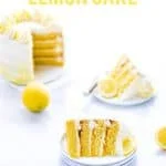 This simple Gluten Free Lemon Cake is one of THE BEST cakes I’ve ever had! Moist, tender cake layered with lemon curd and cream cheese frosting. It’s absolutely delicious and you’d never know it was gluten free! This recipe makes 2 6-inch cake layers that are sliced and turned into a 4 layer cake. You can double the recipe and bake it as a 9 inch cake or 8 inch cake. This lemon cake recipe is perfect for Easter, Mother’s Day, graduation parties, wedding showers, baby showers, and birthday cakes.