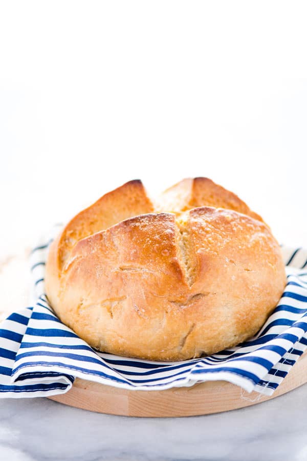 Gluten Free Sourdough Bread recipe baked and ready to serve