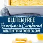 Gluten Free Sourdough Cornbread Recipe - What the Fork