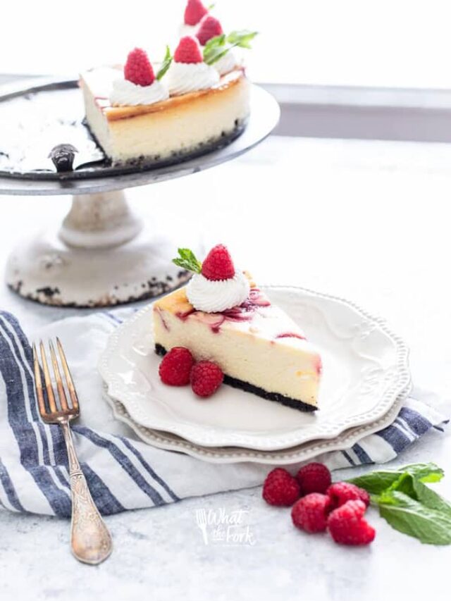 White Chocolate Raspberry Cheesecake Story
