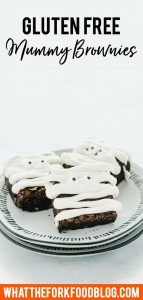 gluten free brownies long image with text for Pinterest