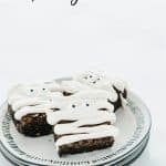 gluten free brownies image with text for Pinterest