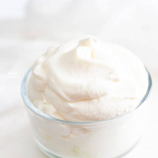 3Ingredient Sweet Whipped Cream Recipe What the Fork