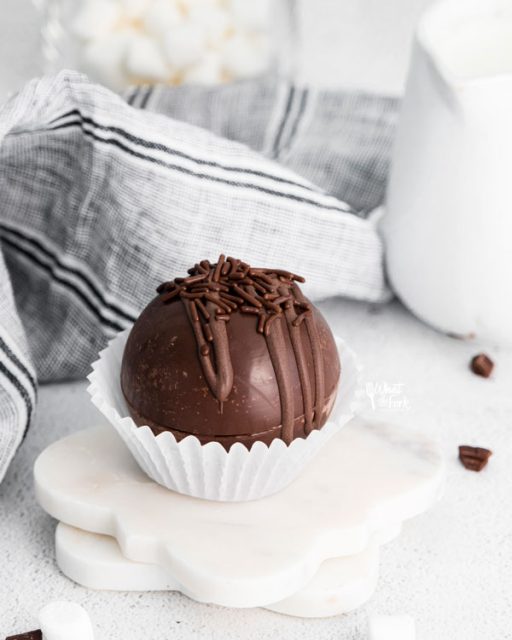 Simple Homemade Hot Chocolate Bombs What the Fork