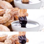 Gluten Free Churros Recipe collage image for Pinterest