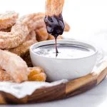 Gluten Free Churros Recipe image with text for Pinterest